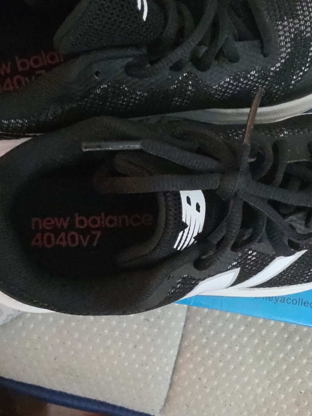 New Balance Black & White Running Sneakers